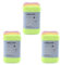 3 x Pack of 4 Lakeland Dual Action Microfibre Cleaning Sponge & Scourer Pads