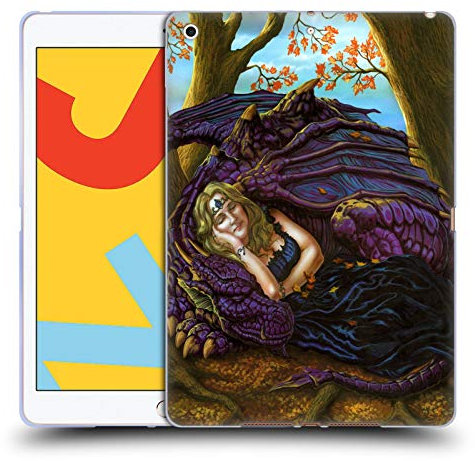 Head Case Designs Offizielle Ed Beard Jr Flucht Zum Land Der Herren Drachen Freundschaft Soft Gel Handyhülle Hülle kompatibel mit Apple iPad 10.2 2019/2020/2021