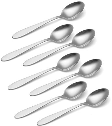 Oneida H014008D Taylor Everyday Flatware Teaspoons, Set of 8 18/0 Stainless Steel, Silverware Set