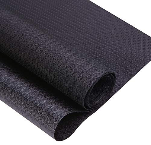 Outdoor Stoff schwarz 420 Denier Ripstop Nylongewebe 157,5 cm breit wasserdicht für Zelt wasserabweisend staubdicht luftdicht aufblasbare Vorhänge Plane (91 cm)