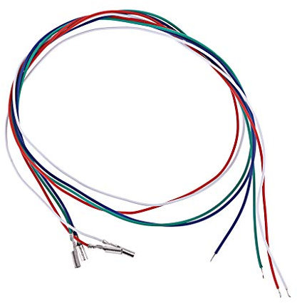 ruiruiNIE 3 / 4PCS Cavi Cavo fono a Cartuccia Cavi connettori per Giradischi Phono Headshell
