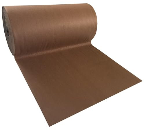 Exma Alfombra de Pasillo Antideslizante | Alfombra moqueta Pasillo Estampados | Fácil Limpieza | Alfombra Pasillero | Venta por Metros | 100cm x 61cm - MARRÓN