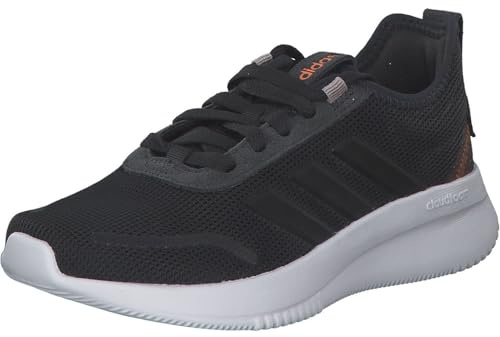 adidas Damen Lite Racer Rebold Straßen-Laufschuh, Carbon/Core Black/Vapour Pink, 38 2/3 EU