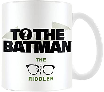 Pyramid International The Batman Mug (To The Batman Design) Tasse en céramique 325 ml dans un coffret cadeau – Produit officiel, blanc