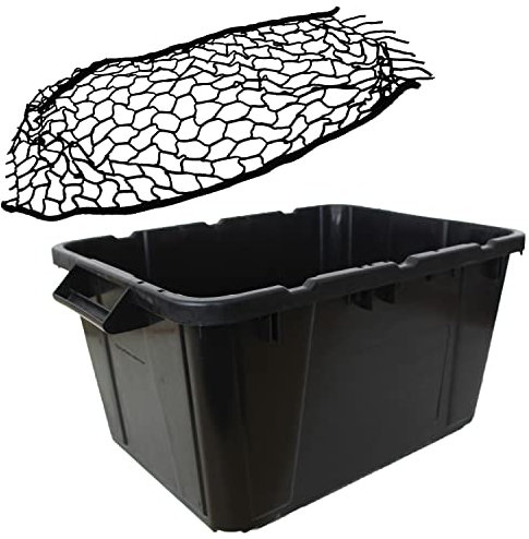 Allgreen Ergo Box Black 44L & Black Stretch String Net Cover
