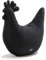 La Millou Oma Danas Henne Velvet Collection 50 x 40 cm | Stillkissen | Babykissen | Schwangerschaftskissen | Babyshower Geschenkidee | Black