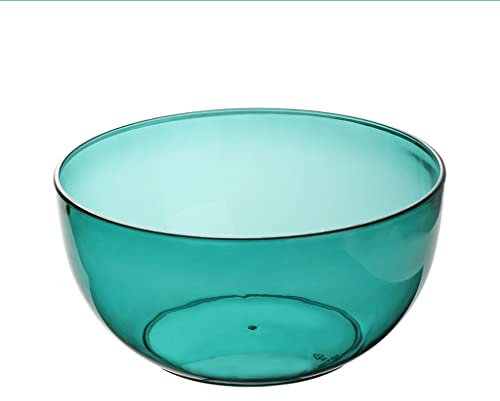 HIHELO Salad Bowls for Kitchen Plastic Bowl Salad Bowl Plastic Indoor Salad Bowl Seasoning Bowl Juice Cutlery Tableware Transparent Colored Bowl Soup Bowls (Color : Gold, Size : Small)