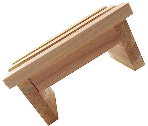 LIFKOME Tabouret De Banc en Bois Polyvalent pour Garçons Et Filles - Marchepied pour La Maison - Bords Lisses - Design Dautomne - Léger Et Facile À Déplacer