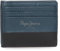 Pepe Jeans Doppia porta carte blu 9,5 x 7,5 cm, in pelle, blu, Talla única, porta carte di credito, Blu, taglia unica, Astuccio per carte