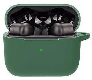 YKNIUFLY Auricolari Bluetooth Custodia per Razer Hammerhead TrueWireless Pro, TPU Morbido, Protezione Completa a 360°, Cover per Razer Hammerhead TrueWireless Pro.(Verde Scuro)