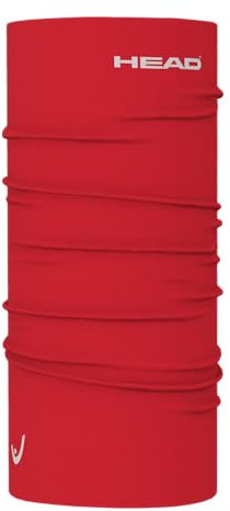 HEAD Original Tube Plain, Multifunktionstuch Onesize Unisex Schlauchschal Herren Damen Winter Neckwarmer Winddicht Skifahren Radfahren UV Schutz Schlauchtuch Tube Bandana Schlauchtuch (High Risk Red)
