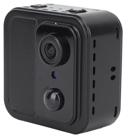 4K HD Wireless WiFi Magnetische Ultradünne Nachtsicht-Minikamera mit Rückseitigem Clip, 160-Grad-Weitwinkelobjektiv, Bewegungserkennung, 10 M Nachtsicht, 3500-mAh-Akku, Größe