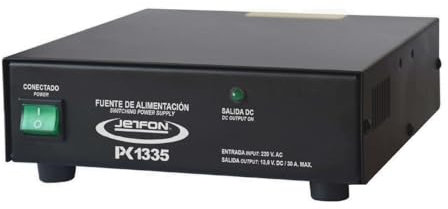 JETFON PC-1335 Fuente de alimentación conmutada 30A con Cargador de batería