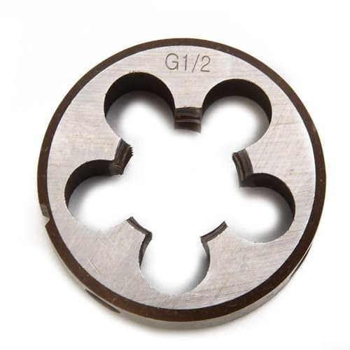 Hochbelastbare runde Schneideisen für Rohrgewinde, BSP, G1/8 28, G1/4 19, G3/8 19, G1/2 14, G3/4 14, G1 11, HSS Hochgeschwindigkeitsstahl (G1/2-14)