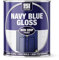 Inspired Essentials 300ml Non Drip Paint Tin Exterior Interior Hard Drying Performance Multi-Purpose Paint Tin for Metal, Wood, Plastic, Walls with Perfect Finish (1, Navy Blue Gloss)