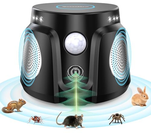 Ultraschall Mäuseabwehr,4 Arbeitsmodi mäuseabwehr,Ultraschall Schädlingsbekämpfer,200 m²Ultraschall Elektrisch tierschonend & sicher,Pest Repeller Insekt gegen Moskito/Kakerlake/Mäuse/Spinnen/Fliegen