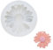 RAXLUPO 1 Stück 3D Silikon Kuchenform Backformen Gänseblümchen Silikonform Kerzenformen Blumen Schokolade Silikonform Chrysanthemen Blumenform für Cupcake Topper Schokolade