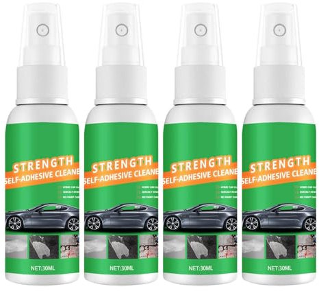 Kfz-Kleberentferner, klebriger Klebstoffentferner von Autolack, Aufkleber-Entferner, Spray für Aufkleber, Etiketten, Abziehbilder, Rückstände, Klebeband, Kaugummi, Fett, 30 ml (4 Stück)