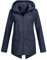 Veste Coupe Vent Femme Avec Capuche Et Poches Confortable Avec Doublure Zippée Slim Vêtements De Pluie Manteau Imperméable Couleur Unie Pour Activités Extérieures Et Voyage