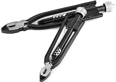 Sunydog Pinza in Torce, Filo di Sicurezza Dell'aeromobile Pinze di Torsione con Mascelle in Acciaio Al Carbonio, Presa più Veloce, per Chiusure, Riser e collegamenti.