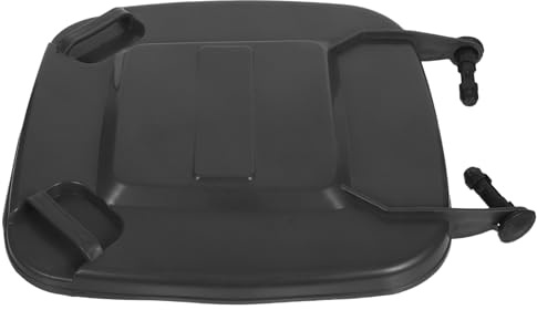 VILLFUL Wheelie Bin Lid Replacement, Plastic 30l Waste Bin Cover with Open and Close Design, Lightweight Can Lid for Kitchen and Garden Use