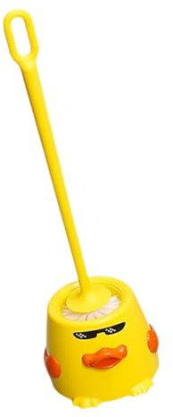 Brosse Toilette Canard Jaune avec Poignée Longue en Plastique | Brosse Toilettes, Nettoyage sans Rayure, Poils Souples pour Salle de Bain