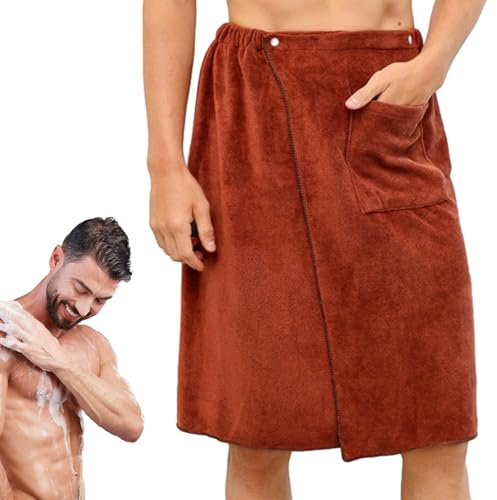 Body Wrap für Herren – weiche, saugfähige Badebekleidung, weiches