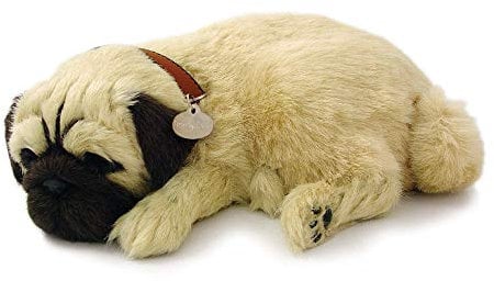 PERFECTPET Puppy Plüschtier, Polyester, Braun, Schwarz, one Size