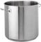 Ollas Agnelli alta Pot con dos asas, de acero inoxidable 18/10, 25 Litros, Plata