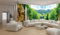 Forwall Fototapete XXL Eckfototapete 624x219 Wasserfall Panorama Wohnzimmer Schlafzimmer Wandtapete Vlies Tapete UV-Beständig Geruchsfrei Montagefertig (745, VEEXXL - 6 Bahnen)