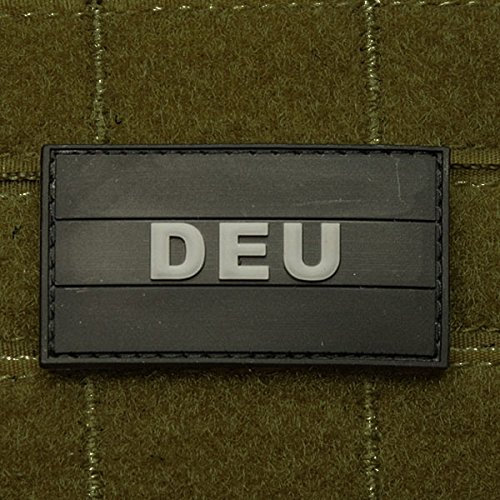 Copytec 3D Rubber Patch KSK Deutschlandflagge ISAF DEU Tarn Airsoft PVC 3x5,5cm #14380