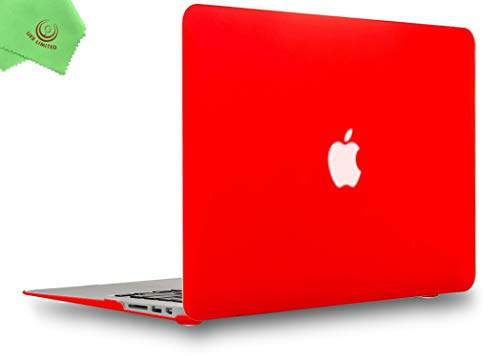 UESWILL Case for MacBook Air 11 inch Model A1370 A1465, Red