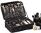 ROWNYEON Makeup Case Kosmetiktasche Make-up Fall Makeup Zug Case Make-up Case Tragbare Eva Make-up Tasche (Black, Medium)