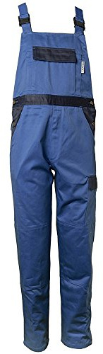 Planam 1221060 Tristep Latzhose, Kornblau/Marine, Größe 60