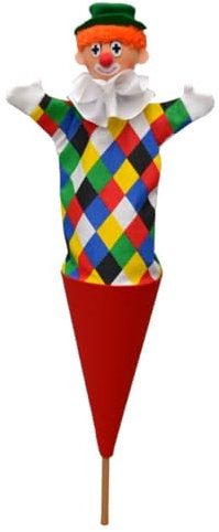 ABA aba71015 Clown Logo Pop-Up-Handpuppe, 55 cm