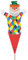 ABA aba71015 Clown Logo Pop-Up-Handpuppe, 55 cm
