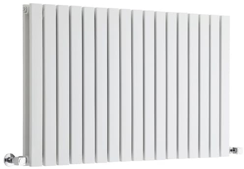 MILANO White Horizontal Double Flat Panel Radiator 635 x 1000mm