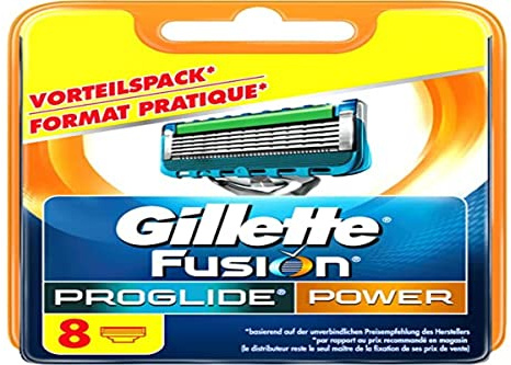 Gillette Fusion Pro Glide Power Klingen 8 pcs