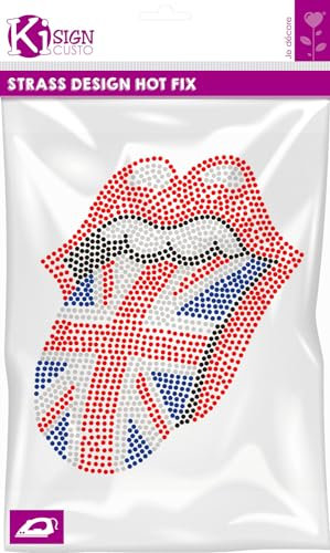 Transfert thermocollant clou et strass - Rock'roll - 17x20cm - Ki-Sign