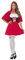 Smiffys Rotkäppchen-Kostüm, Rot, mit langem Kleid und Kapuze