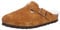 Birkenstock Classic Damen Boston Lammfell Clogs, Braun (Mink), 37 EU Schmal
