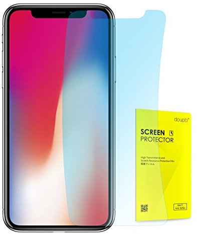 doupi Ultrathin Schutzfolie für iPhone XS/X (iPhone 10s / 10) 5,8 Zoll, matt entspielgelt optimiert Display Schutz (3X Folie in Packung)