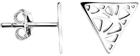 SOFIA MILANI - Damen Ohrringe 925 Silber - Ohrstecker als Dreieck - 20445