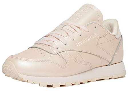 Reebok Femme Classic Leather Sneakers Basses, Rose (Pale Pink 000), 36 EU
