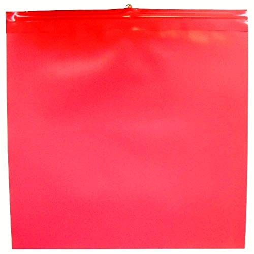 10x Warnfahne Warnflagge Endfahne Schlussfahne rot 30 x 30 cm