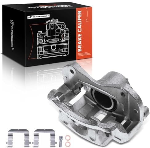 A-Premium Disc Brake Caliper Assembly with Bracket Compatible with Select Hyundai and Kia Models - Tucson 2011-2015, For Sportage 2011-2016 - Front Left Driver Side
