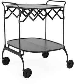 Kartell Gastone, Servierwagen, Schwarz