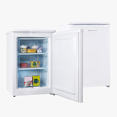 EAS ELECTRIC SMART TECHNOLOGY | EMZ851 | Congelador bajo encimera | Blanco | 84.5 x 55.3 cm | Termostato regulable | Puerta reversible | Capacidad de 83 L | Baja potencia sonora | F