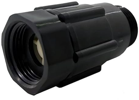 Riegopro Reductor de presión a 1 o 2 bares Roscado a 3/4 M-H. Indicado para mantener la presión del sistema de riego a un nivel óptimo de trabajo. Fabricado en Polietileno (2 Bar)