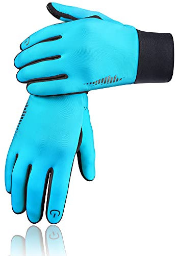SIMARI Winter Thermo-Handschuhe Herren und Damen Touchscreen fahrradhandschuhe Anti-Rutsch Winddicht für Kaltes Wetter zum Autofahren Radfahren Skifahren Arbeiten Outdoor SMRG102